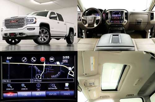 HEATED COOLED LEATHER! 2016 GMC SIERRA 1500 DENALI 4X4 4WD Crew for sale in clinton, OK