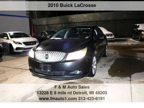 2010 Buick LaCrosse 4dr Sdn CXS 3.6L F&M Auto Sales - cars & trucks... for sale in Detroit, MI