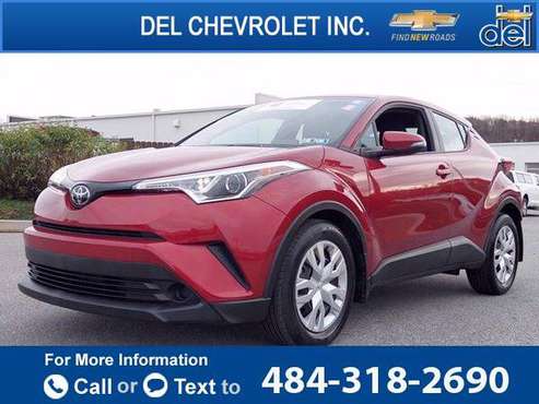 2019 Toyota CHR LE hatchback Ruby Flare Pearl - - by for sale in Paoli, PA
