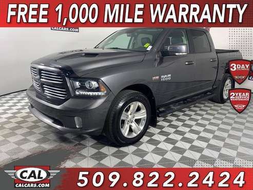 2017 Ram 1500 4WD Dodge Crew cab Sport Many Used Cars! Trucks! for sale in Airway Heights, WA