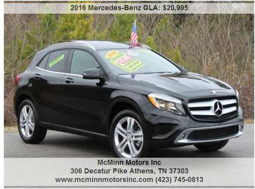 2016 Mercedes-Benz GLA 250 4-MATIC One Owner! NAV! Backup Cam! for sale in Athens, TN
