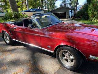 1968 Ford Mustang gt Convertible for sale in 53716, WI