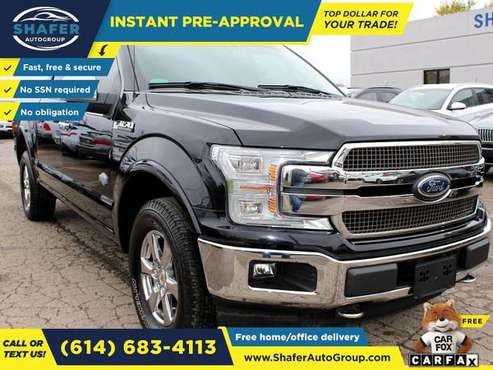 $621/mo - 2018 Ford F150 SUPERCREW KING RANCH - Easy Financing! -... for sale in Columbus, PA