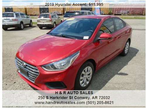 2019 Hyundai Accent"Low Miles" - cars & trucks - by dealer - vehicle... for sale in Conway, AR