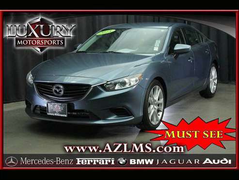 15498 - 2015 Mazda Mazda6 i Touring Clean CARFAX BU Cam Bluetooth 15 for sale in Phoenix, AZ
