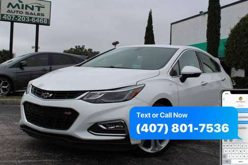 2017 Chevrolet Chevy Cruze Premier Auto Instant Approvals! Minimal... for sale in Orlando, FL
