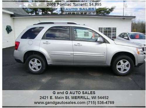 2008 Pontiac Torrent Base AWD 4dr SUV 150580 Miles for sale in Merrill, WI