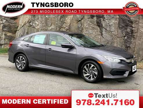 2018 Honda Civic EX - cars & trucks - by dealer - vehicle automotive... for sale in Tyngsboro, MA