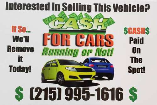 Cash for cars $$ we are the highest paying around - cars & trucks -... for sale in Sewell, NJ
