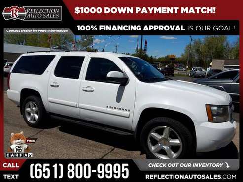2007 Chevrolet Suburban LT FOR ONLY 287/mo! - - by for sale in Oakdale, MN