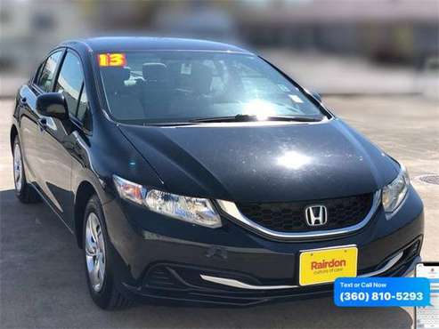 2013 Honda Civic LX - - by dealer - vehicle automotive for sale in Bellingham, WA
