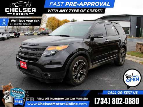 2013 Ford *Explorer* *Sport* for ONLY $270/mo - cars & trucks - by... for sale in Chelsea, MI