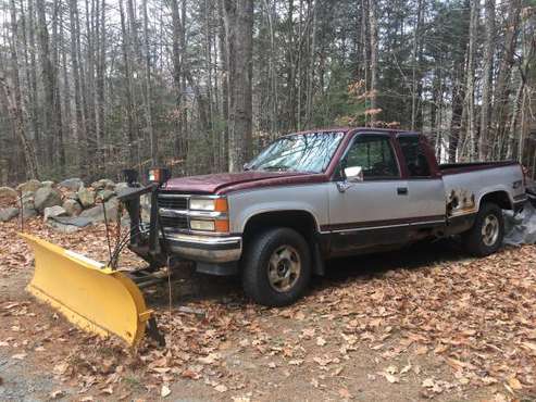 Chevy plow truck - cars & trucks - by owner - vehicle automotive sale for sale in Enfield, NH