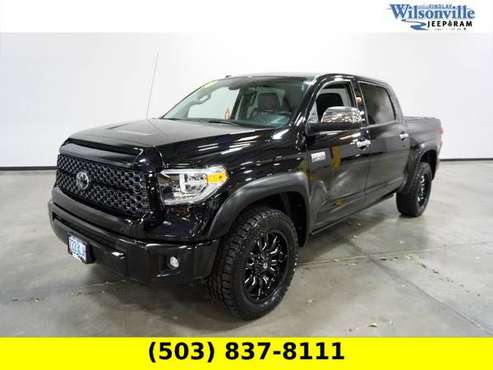 2019 Toyota Tundra 4x4 4WD Platinum CrewMax - cars & trucks - by... for sale in Wilsonville, OR
