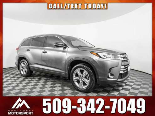 2018 *Toyota Highlander* Limited AWD - cars & trucks - by dealer -... for sale in Spokane Valley, ID