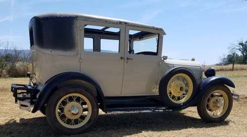 1928 Model A Fordor Leatherback Frame off restoration - cars & for sale in Auberry, CA