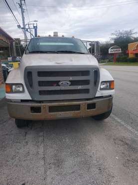 2004 ford f650 diesel with trailer - cars & trucks - by owner -... for sale in Ormond Beach, FL