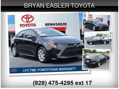 2020 Toyota Corolla LE - cars & trucks - by dealer - vehicle... for sale in Hendersonville, NC