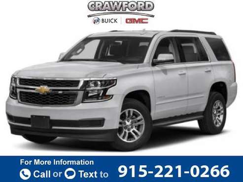 2019 Chevy Chevrolet Tahoe LT hatchback Silver Ice Metallic - cars &... for sale in El Paso, TX