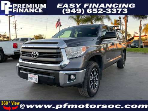 R. 2015 TOYOTA TUNDRA CREWMAX TRD 4X4 NAV BKUP CAM CAMPER SHELL... for sale in Stanton, CA