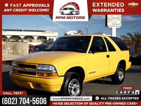 2004 Chevrolet Blazer LS 5SPD 5 SPD 5-SPD FOR ONLY 160/mo! - cars & for sale in Phoenix, AZ