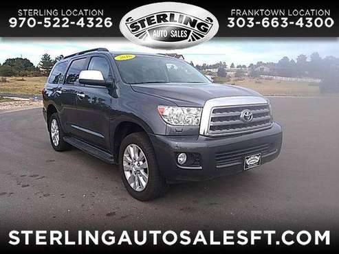 2016 Toyota Sequoia 4WD 5.7L FFV Platinum (Natl) - CALL/TEXT TODAY! for sale in Sterling, CO