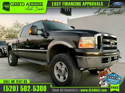 2005 Ford F250 for $16,995 or $262 per month! - cars & trucks - by... for sale in Tucson, AZ