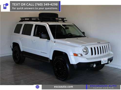 2015 Jeep Patriot Sport - GOOD/BAD/NO CREDIT OK! - cars & trucks -... for sale in Escondido, CA