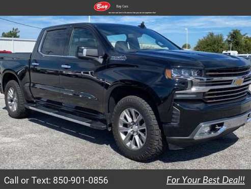2019 Chevy Chevrolet Silverado 1500 High Country pickup Black - cars... for sale in Panama City, FL