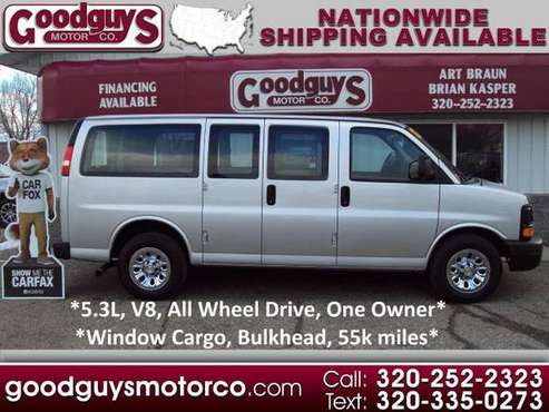 2012 Chevrolet Express Cargo Van AWD 1500 135 - cars & trucks - by... for sale in waite park, WI