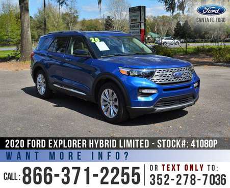 2020 Ford Explorer Hybrid Limited Camera - Push to Start for sale in Alachua, FL