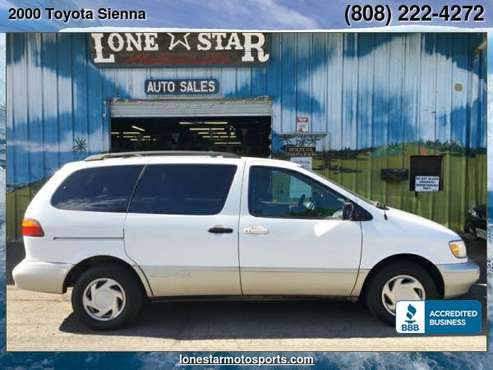 2000 Toyota Sienna 5dr LE - cars & trucks - by dealer - vehicle... for sale in Wahiawa, HI