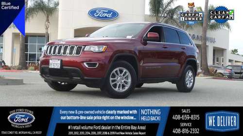 2018 Jeep Grand Cherokee Laredo! Blue Certified! Only 44k Miles! for sale in Morgan Hill, CA