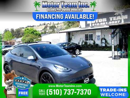 842/mo - 2020 Tesla Model Y Long Range AWD PRICED TO SELL! - cars & for sale in Hayward, CA