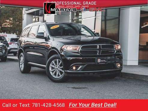 2019 Dodge Durango SXT Plus Monthly Payment of - cars & trucks - by... for sale in Kingston, MA