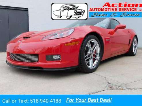 RED 2007 Chevy Chevy Chevrolet Corvette Z06 2D COLLECTORS COUPE W for sale in Hudson, NY