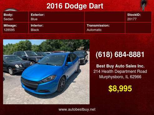 2016 Dodge Dart SE 4dr Sedan Call for Steve or Dean for sale in Murphysboro, IL