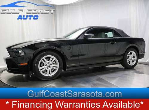 2014 Ford MUSTANG V6 POWER CONVERTIBLE TOP LOW MILES COLD AC L@@K for sale in Sarasota, FL