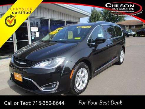 2017 Chrysler Pacifica Touring-L Plus van Black - cars & trucks - by... for sale in Cadott, WI
