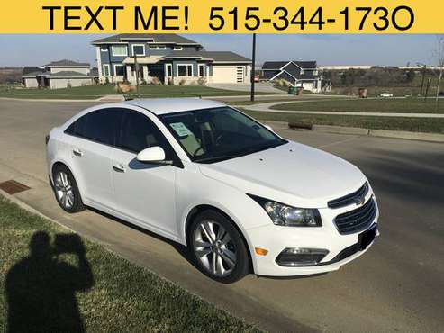 2016 CHEVY CRUZE LIMITED. LEATHER LOADED! LOW MILES! LIKE NEW! -... for sale in Des Moines, IA