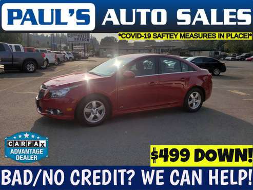 2012 CHEVROLET CRUZE RS/LT **NO CREDIT NEEDED!!!** - cars & trucks -... for sale in Eugene, OR