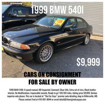 BMW 540i - cars & trucks - by owner - vehicle automotive sale for sale in Millersville, MD