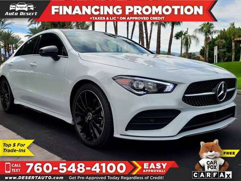 2020 Mercedes-Benz *CLA* *250* Only $639/mo! Easy Financing! - cars... for sale in Palm Desert , CA
