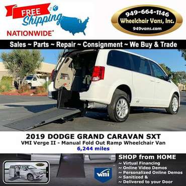 2019 Dodge Grand Caravan SXT Wheelchair Van VMI Verge II - Manual F... for sale in LAGUNA HILLS, NV