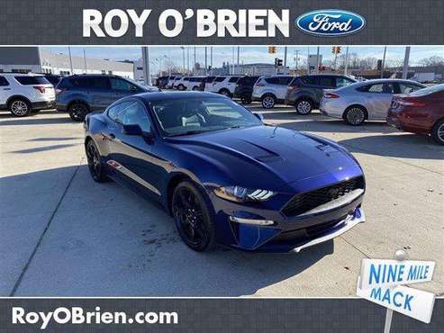2020 Ford Mustang coupe EcoBoost Premium - Ford Kona Blue - cars &... for sale in St Clair Shrs, MI
