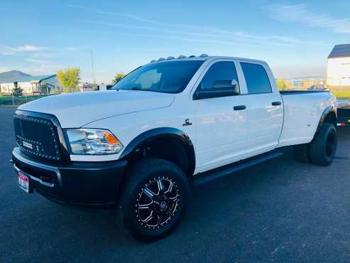 2017 LOADED DODGE RAM 3500 DUALLY, CUSTOM LOW MILE CREW CAB for sale in Post Falls, MT