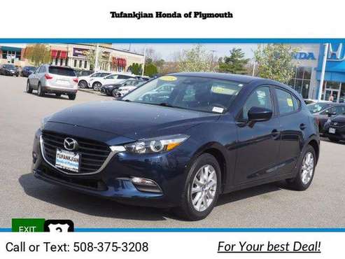 2018 Mazda Mazda3 5Door Sport hatchback Blue - - by for sale in Plymouth, MA