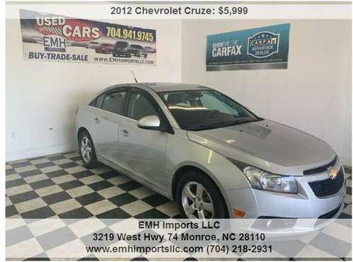 2012 Chevrolet Cruze for sale in Monroe, NC