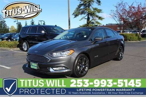 ✅✅ 2018 Ford Fusion Hybrid SE FWD 4dr Car for sale in Tacoma, OR