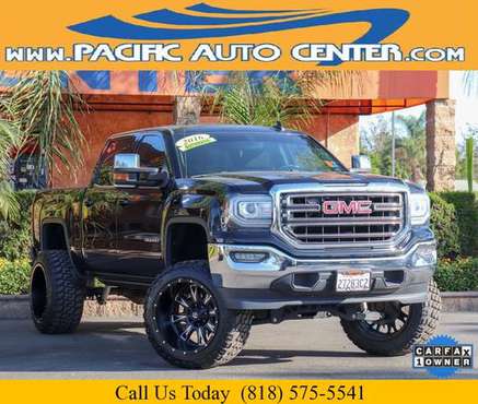 2016 GMC Sierra 1500 SLE Crew Cab Short Bed Lifted Truck #27227 for sale in Fontana, CA